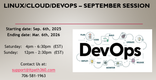 Linux/Cloud/DevOps - September Session