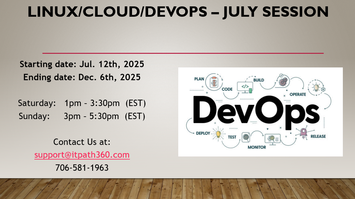 Linux/Cloud/DevOps – July Session